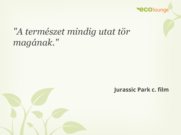 Jurassic Park idézet